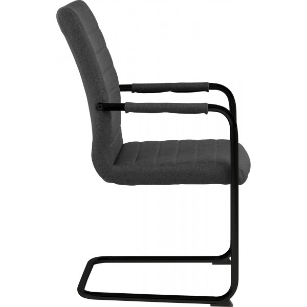 Fauteuil Moon - Gris/noir Fauteuil Moon - Gris/noir
