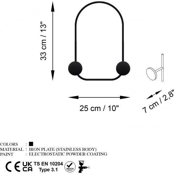 Cintre grenouille - Noir