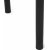 Polo matbord 110-170 x 75 cm - Valnt/svart