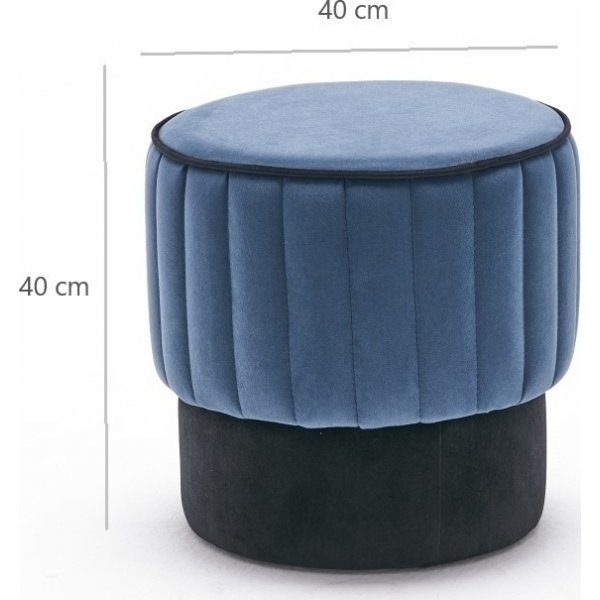 Rose sittpuff - Blå Rose sittpuff - Blå