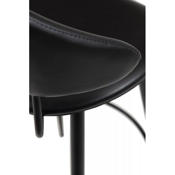 Chaise de comptoir Napoléon - PU noir Chaise de comptoir Napoléon - PU noir