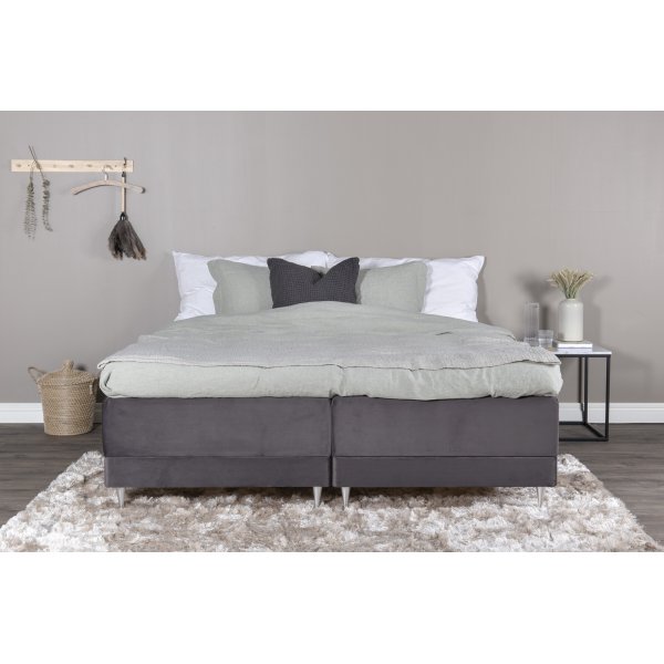 Vansbro sng 180 x 200 cm Fast - Mrkgr sammet