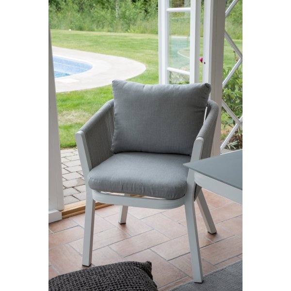 Virya matstol - Grå/Vit Virya matstol - Grå/Vit