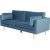 Savanna 3-sits soffa - Bl