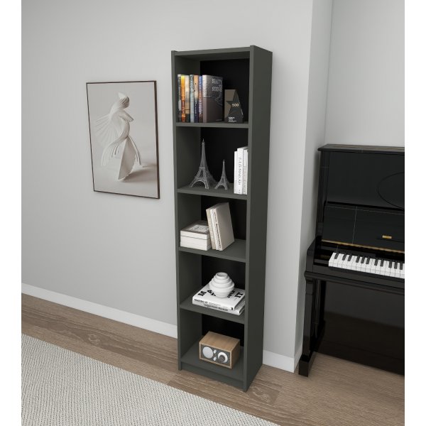 Bibliothèque Fulya - Gris foncé Bibliothèque Fulya - Gris foncé