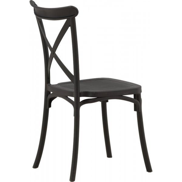 Chaise de salle à manger Crosett - Noir Chaise de salle à manger Crosett - Noir