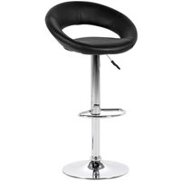 Liverpool barstol - Krom / Svart (PU) Liverpool barstol - Krom / Svart (PU)