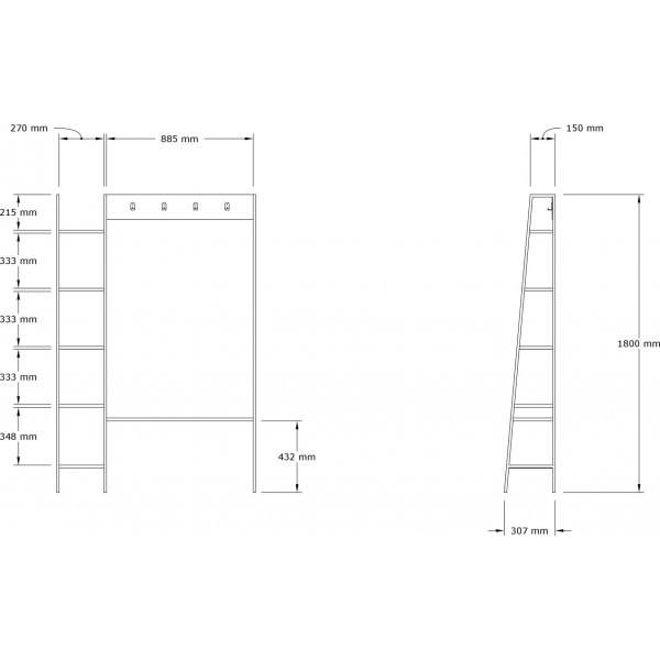 Meuble d\\\'entre Marken - Anthracite
