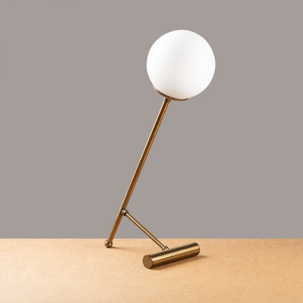 Lampe de table Golf opale - Vintage Lampe de table Golf opale - Vintage