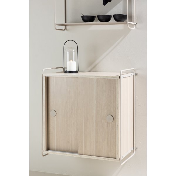 Paris väggskåp 68 x 60 cm - Beige/Whitewash Paris väggskåp 68 x 60 cm - Beige/Whitewash
