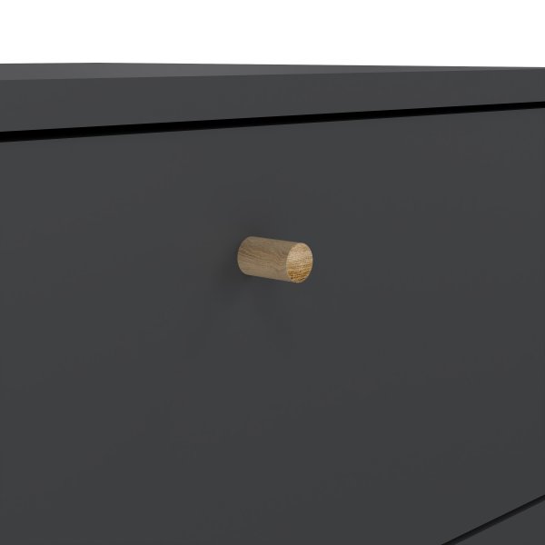 Bodo Byrå med 5 lådor - Matt grå Bodo Byrå med 5 lådor - Matt grå