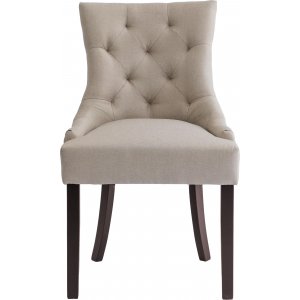 Matstol beige med bruna ben - Tuva Matstol beige med bruna ben - Tuva