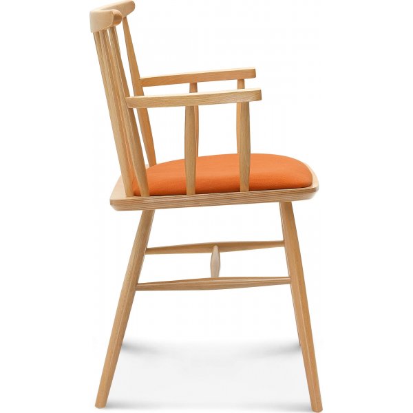 Chaise  cadre Wand - Couleur optionnelle du cadre et du rembourrage