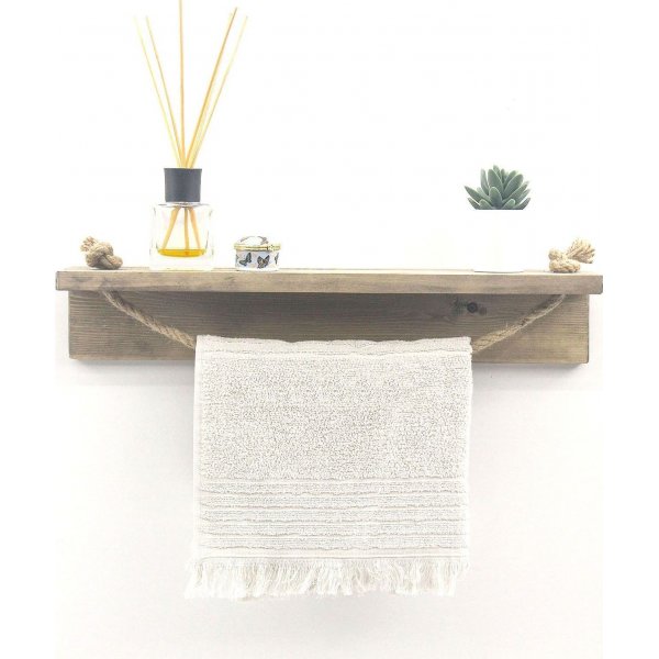 Abstracte wandplank 125 - Walnoot Abstracte wandplank 125 - Walnoot