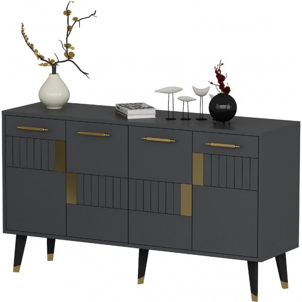 Buffet Moda - Anthracite/or Buffet Moda - Anthracite/or