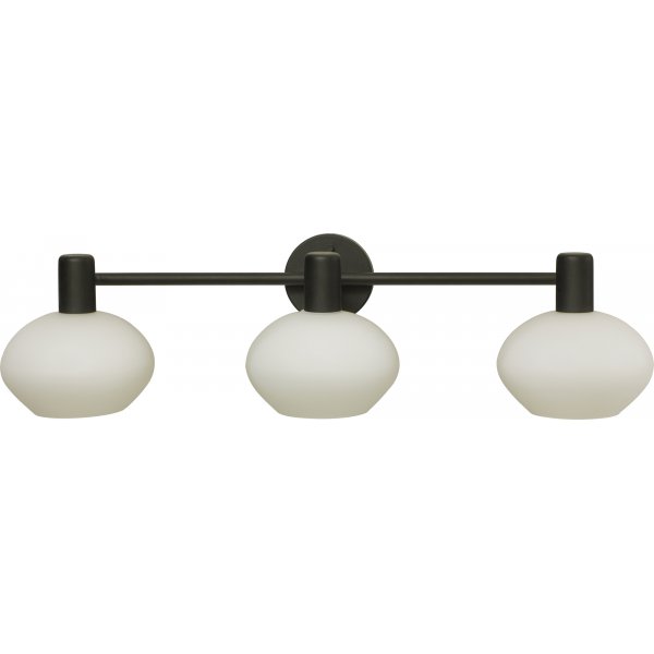 Elba wandlamp - Zwart/Opaalwit Elba wandlamp - Zwart/Opaalwit