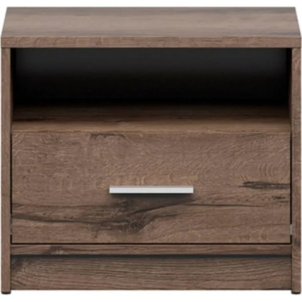 Nepo Plus nachtkastje - Donker eiken