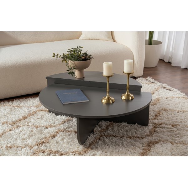 Orion soffbord 90 x 90 cm - Antracit Orion soffbord 90 x 90 cm - Antracit