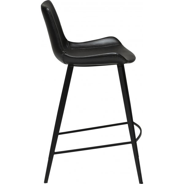 Hype barstol - Vintage svart PU Hype barstol - Vintage svart PU