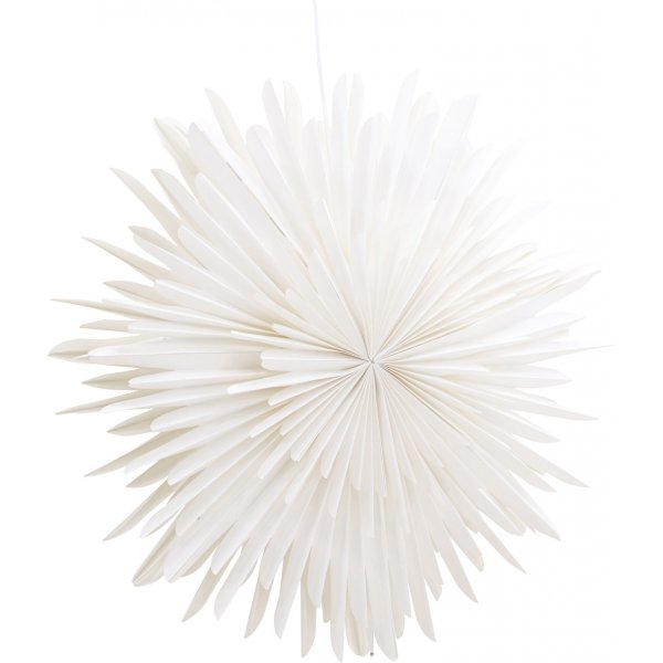 Slen adventsstjrna 80 cm - Vit