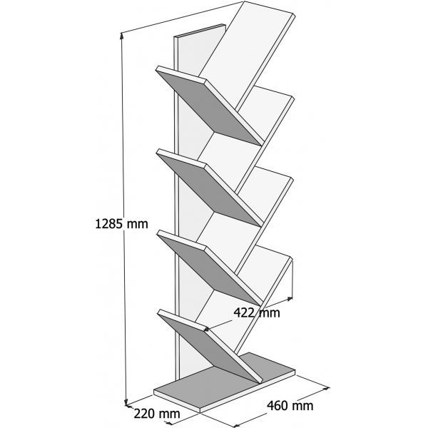Bibliothèque Hilma - Blanc Bibliothèque Hilma - Blanc