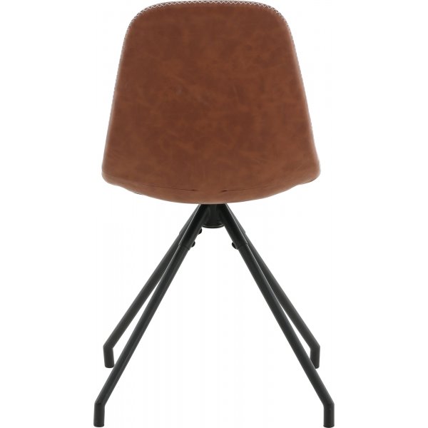 Bridge snurrbar matstol - Brun PU Bridge snurrbar matstol - Brun PU