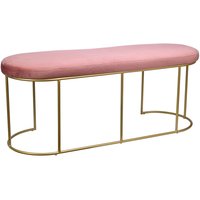 Montecarlo sittbänk - Matt guld / Rosa Montecarlo sittbänk - Matt guld / Rosa