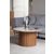 Matisse runt soffbord i marmor Ø85 cm - Ek/Marmor