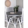 Copacabana utematgrupp med 6 st Albany stolar - Gr/Vit