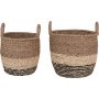 Lima korgset, 2 st Natur/Brun/Svart