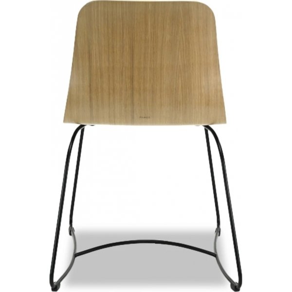 Chaise de salle à manger Hips avec base en métal et assise rembourrée - Couleur optionnelle de l\\\'assise et du rembourrage Chaise de salle à manger Hips avec base en métal et assise rembourrée - Couleur optionnelle de l\\\'assise et du rembourrage