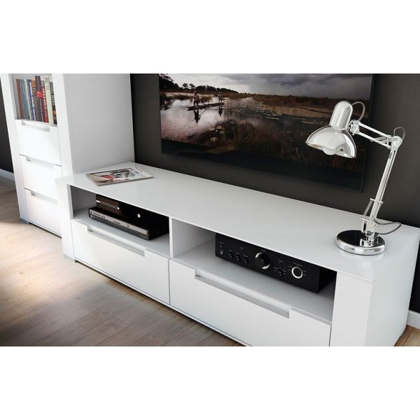 Barentine TV-b�nk - Vit