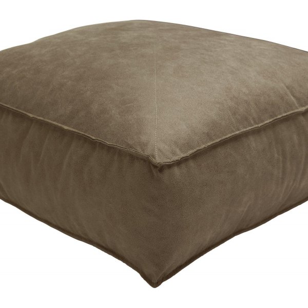 Lycke sittpuff 50 x 50 x 15 cm - Ljusbrun