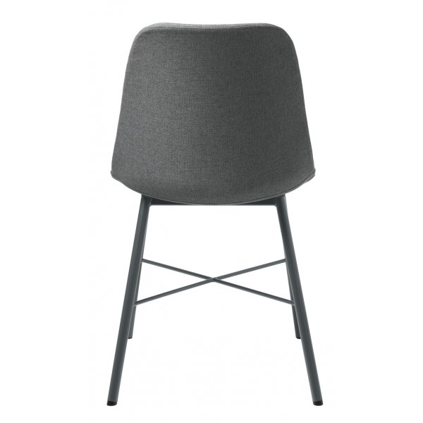 Chaise Cara en tissu gris foncé Chaise Cara en tissu gris foncé