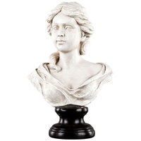 Staty byst Sophia (H43 cm) - Creme/brun Staty byst Sophia (H43 cm) - Creme/brun