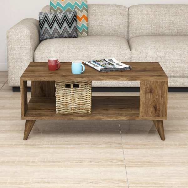 City soffbord 90 x 41,6 cm - Valnöt City soffbord 90 x 41,6 cm - Valnöt