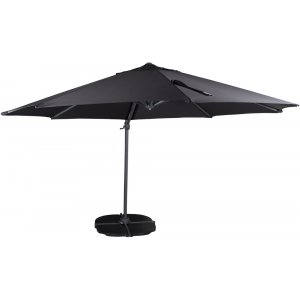 Leeds stllbar parasoll 350 cm - Svart