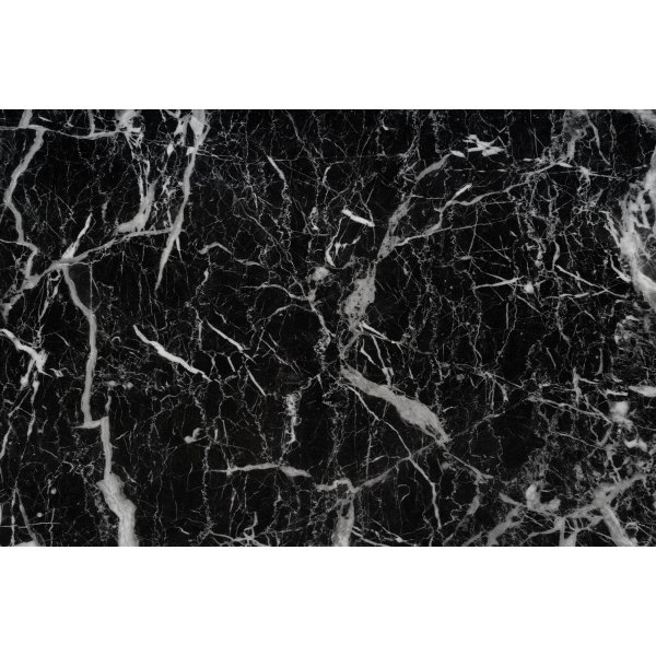 Table  manger Juke 160x90 cm - Marbre noir/or