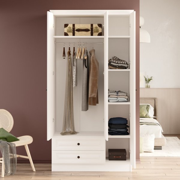 Ingo garderob 1 - Vit Ingo garderob 1 - Vit
