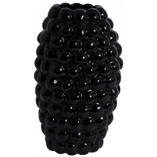 Vas Big Bouble H35 cm - Svart