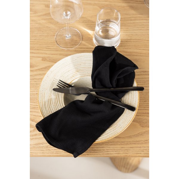 Serviette Wabi sabi - Noir