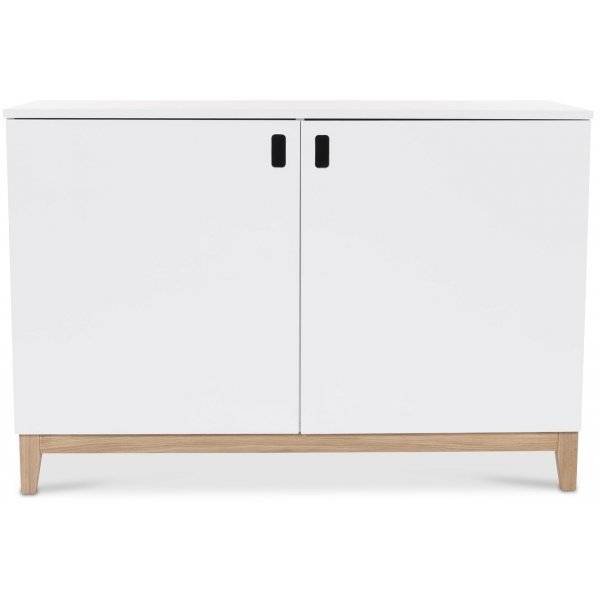 Holger Sidebord - Vit/Ek