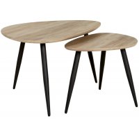 Hörle satsbord 90x60 | 60x40 cm - Grå/svart Hörle satsbord 90x60 | 60x40 cm - Grå/svart