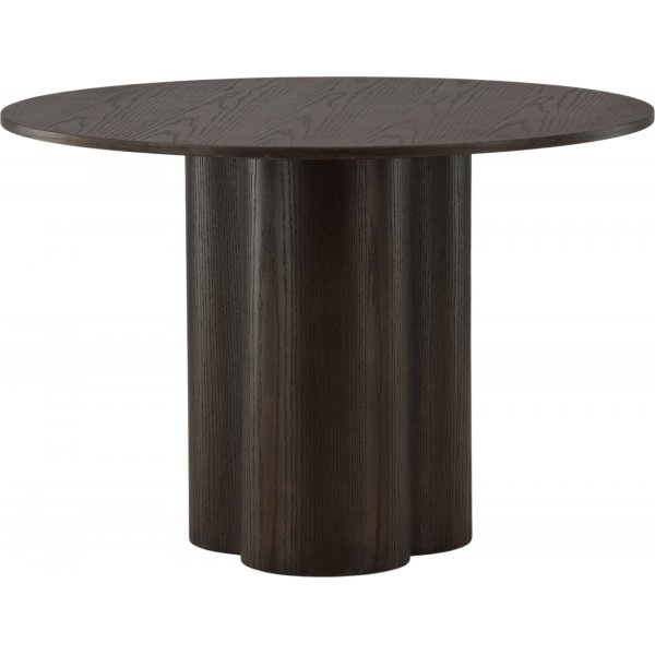 Table à manger ronde Olivia 110 cm en daim Table à manger ronde Olivia 110 cm en daim