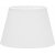 Abat-jour Ovale en Lin Slectionn - Blanc Cass - 15 cm