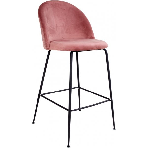 Barstol rosa/svart Barstol rosa/svart