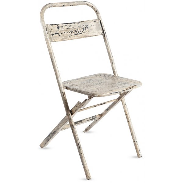 Vintage James klappstol i plt - antikvit