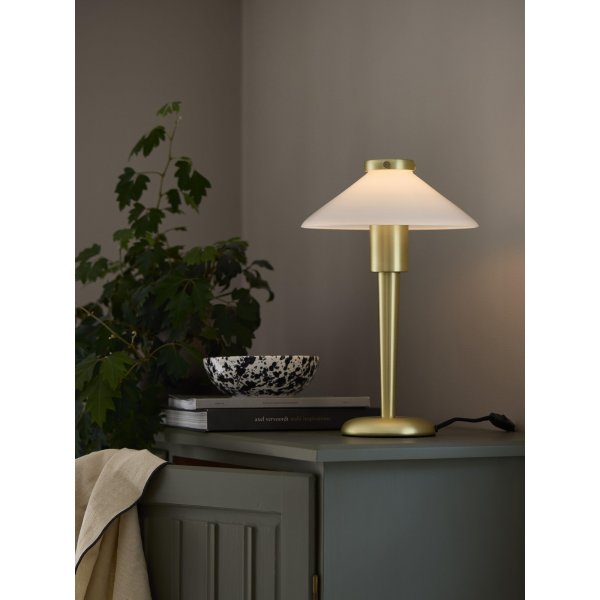 Lampe de table August - Verre opale - 34 cm Lampe de table August - Verre opale - 34 cm