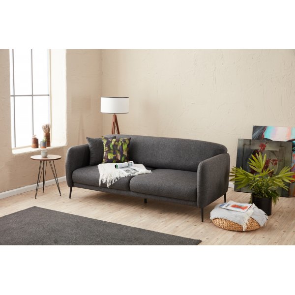 Canap convertible 3 places Vnus - Anthracite