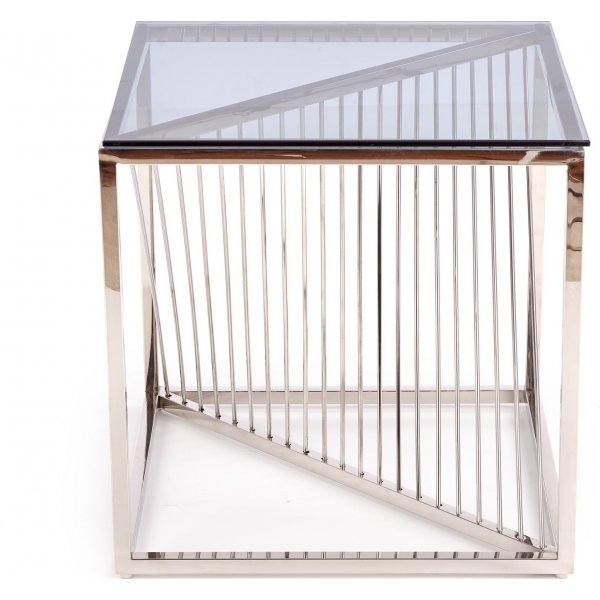 Table basse Eterneco 55 x 55 cm - Chrome